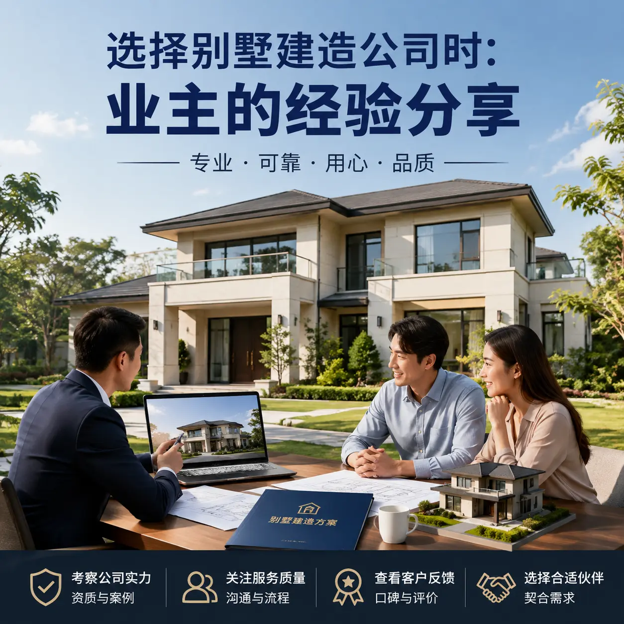 选择别墅建造公司时： 白云 业主的经验分享