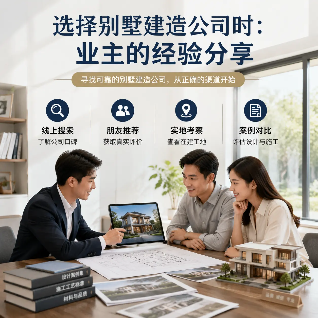 选择别墅建造公司时： 白云 业主的经验分享