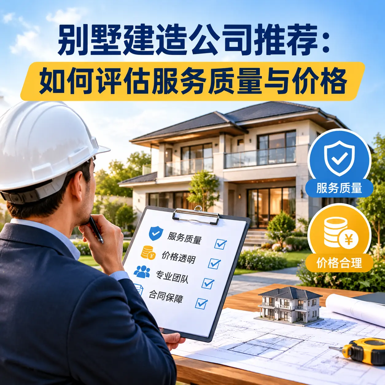 别墅建造公司推荐：如何评估服务质量与价格