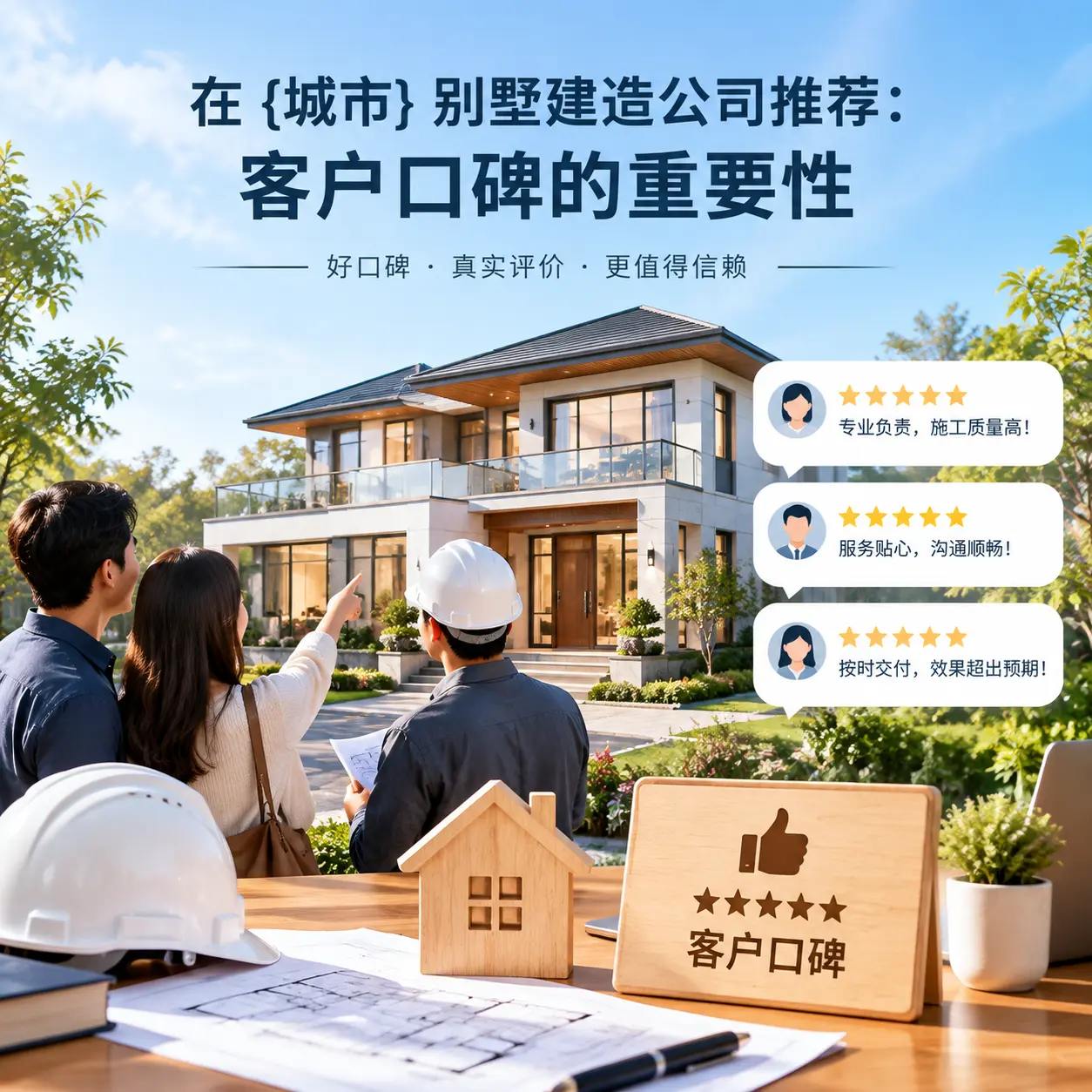 在 白云 别墅建造公司推荐：客户口碑的重要性