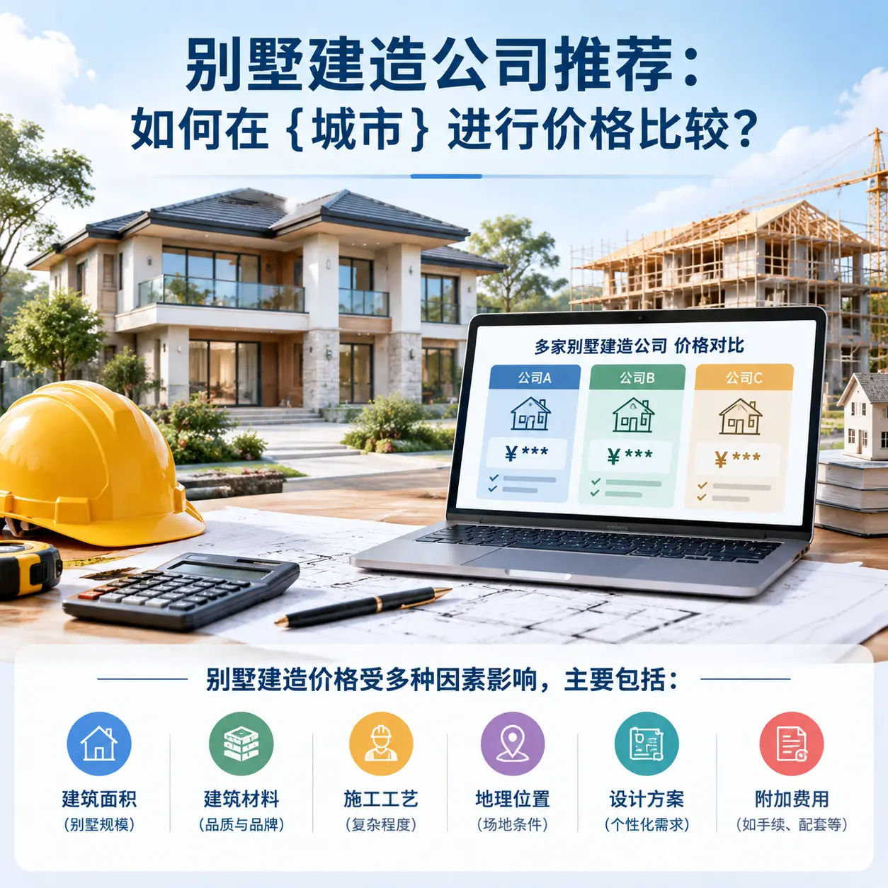 别墅建造公司推荐：如何在 白云 进行价格比较？
