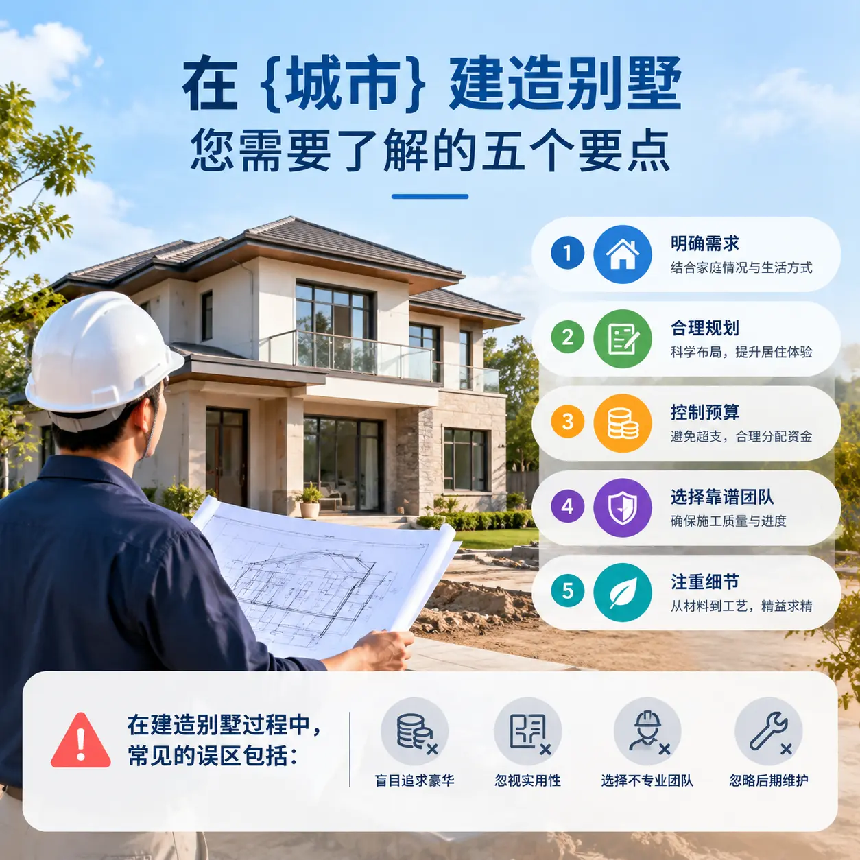 在 白云 建造别墅，您需要了解的五个要点