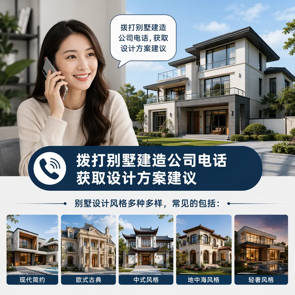 拨打白云别墅建造公司电话，获取设计方案建议