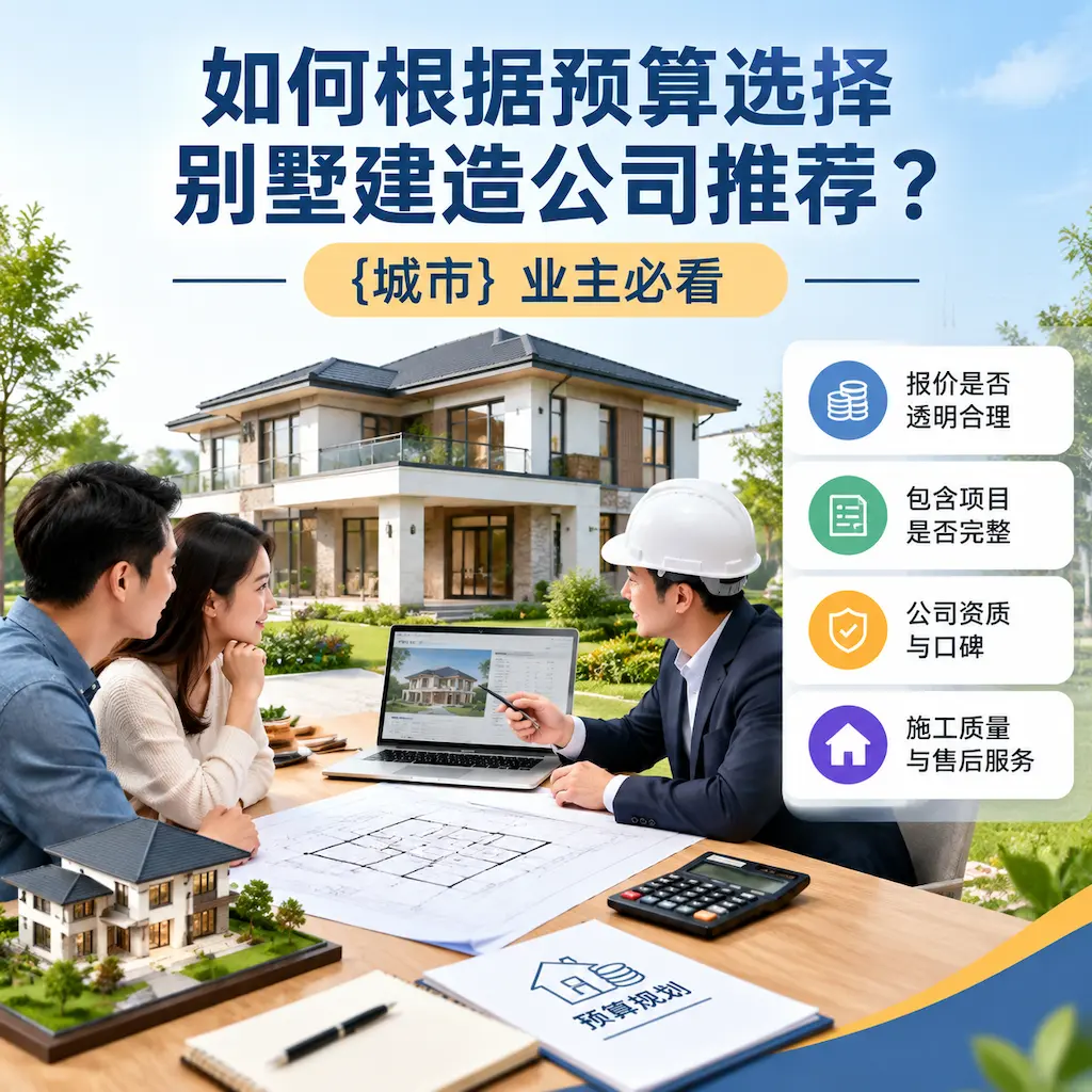 如何根据预算选择别墅建造公司推荐？ 白云 业主必看
